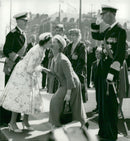 Princess Sibylla, Queen Elizabeth, King Gustaf VI Adolf and Prince Wilhelm - Vintage Photograph
