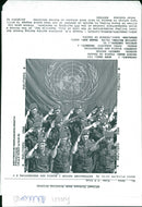 Bosnia UN Troops French Troops Only 1995 - Vintage Photograph