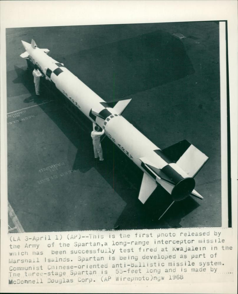 Guided Missile: Spartan - Vintage Photograph