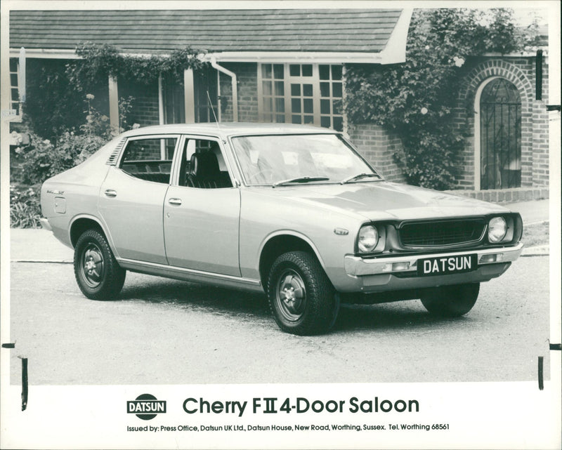 Datsun Cherry FII 4-Door Saloon - Vintage Photograph