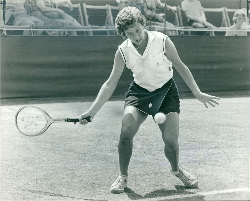 Jo Durie Tennis player. - Vintage Photograph