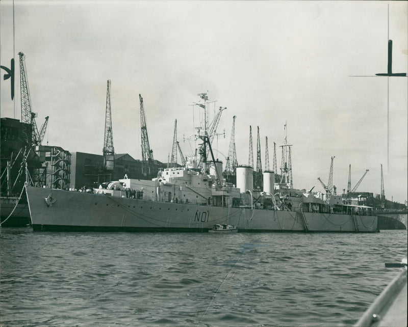 Ship: H.M.S Apollo - Vintage Photograph