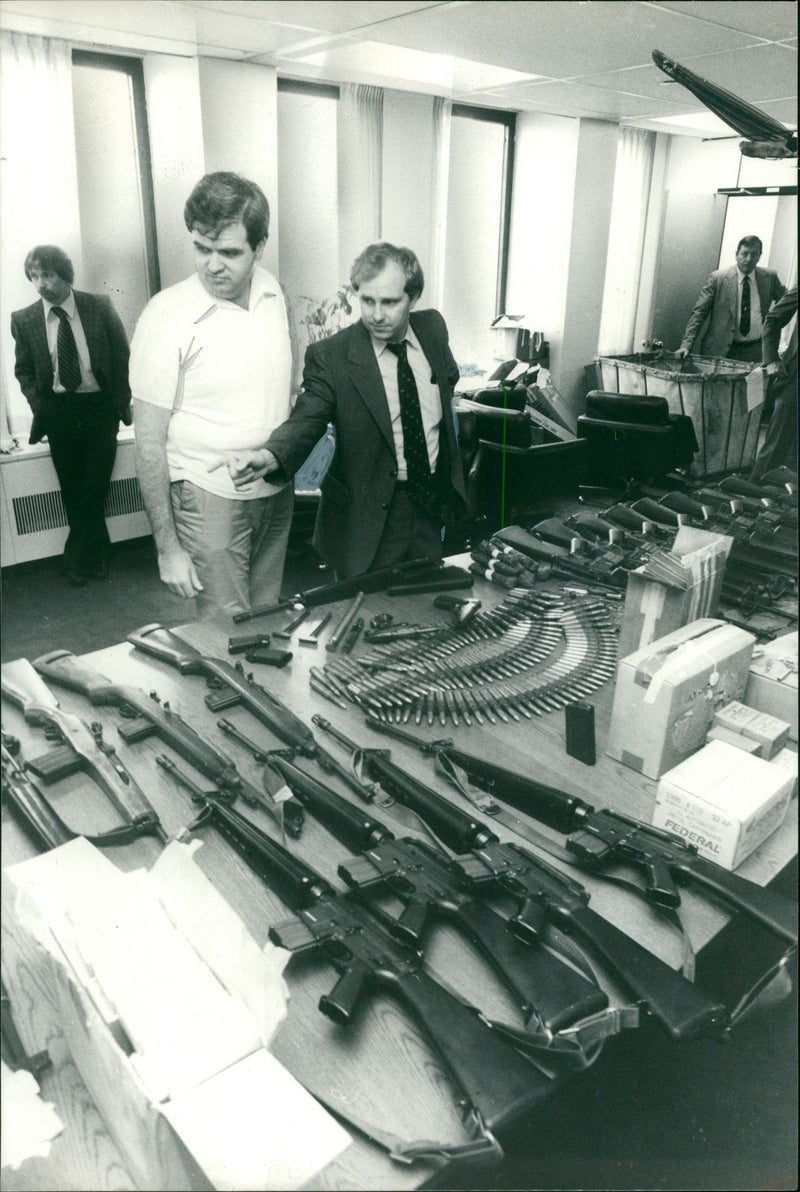 supplying weapons to Republican Army. - Vintage Photograph