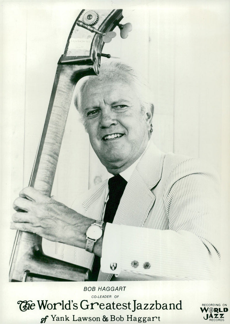 Bob Haggardt jazz musician - Vintage Photograph