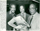 Alex Haley writer finds out the Pulitzer award - Vintage Photograph