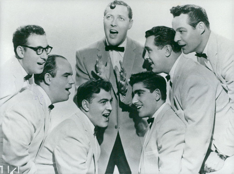 USA rock musician Bill Haley and His Comets - Vintage Photograph