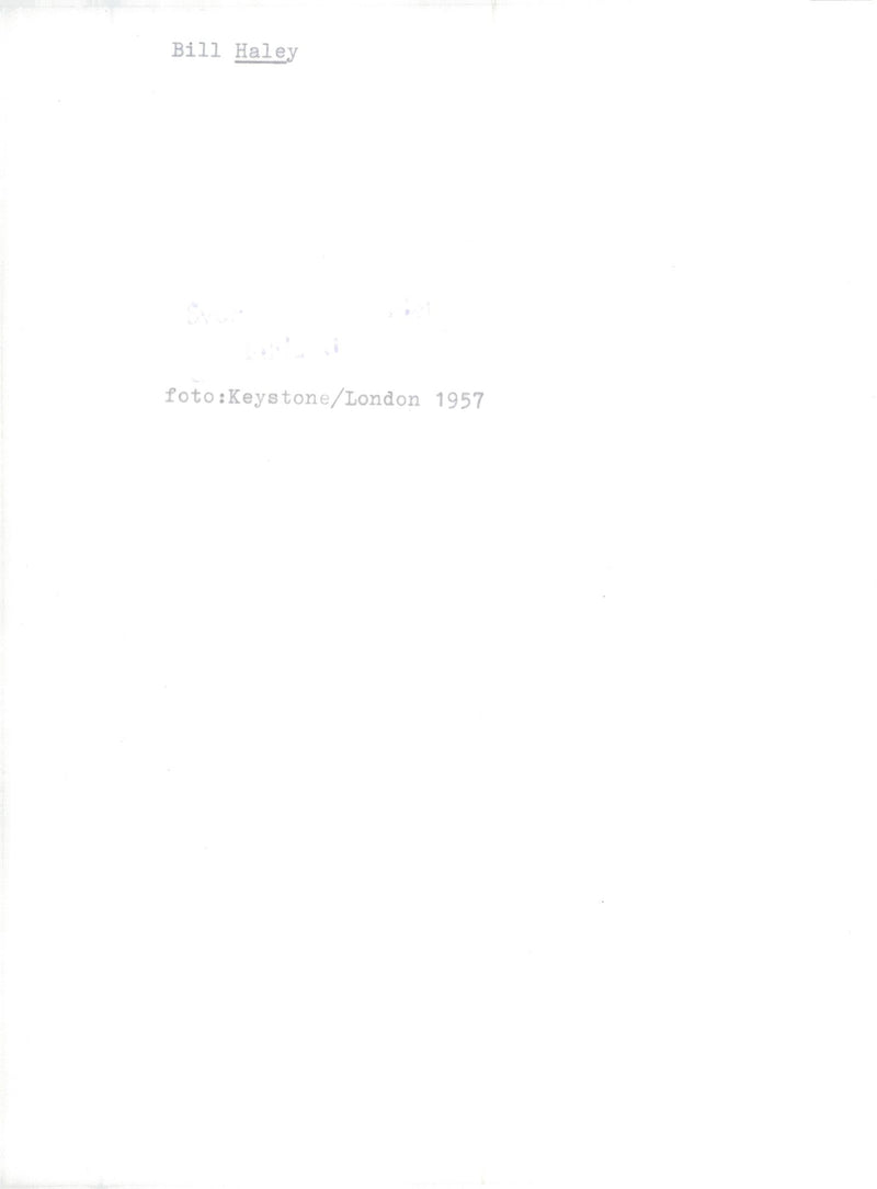 Bill Haley, Rock Music USA - Vintage Photograph