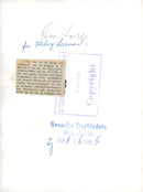 Fru Larsson förbereder sig för drottning Elizabeth II och prins Philip, hertigen av Edinburghs svenska besök 1956 - Vintage Photograph