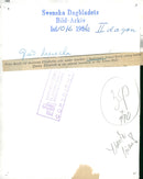 Prince Bertil and Queen Elizabeth during a lunch at the town hall. - Vintage Photograph