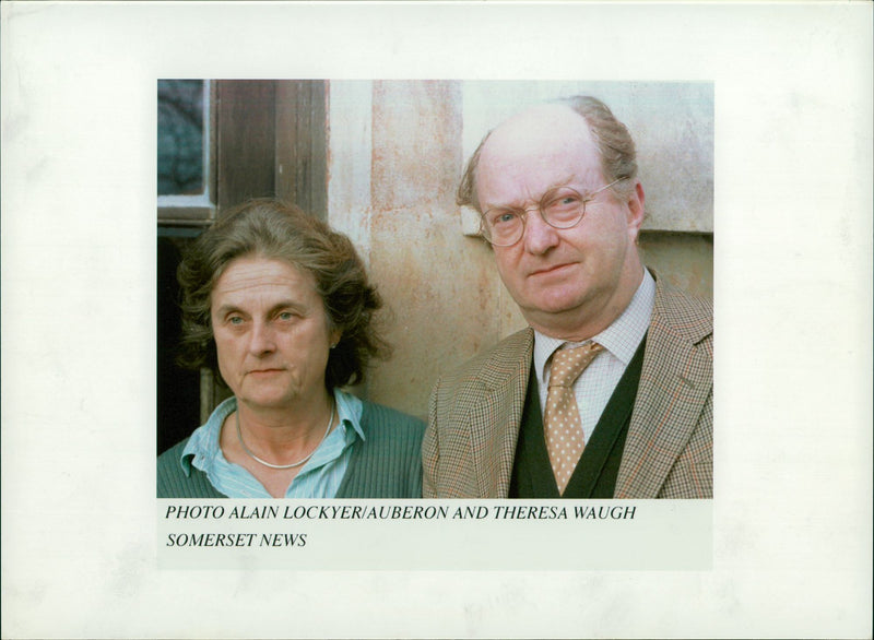 Auberon and Teresa Waugh - Vintage Photograph