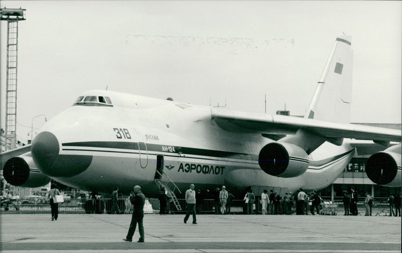 A Soviet Antonov 124 - Vintage Photograph