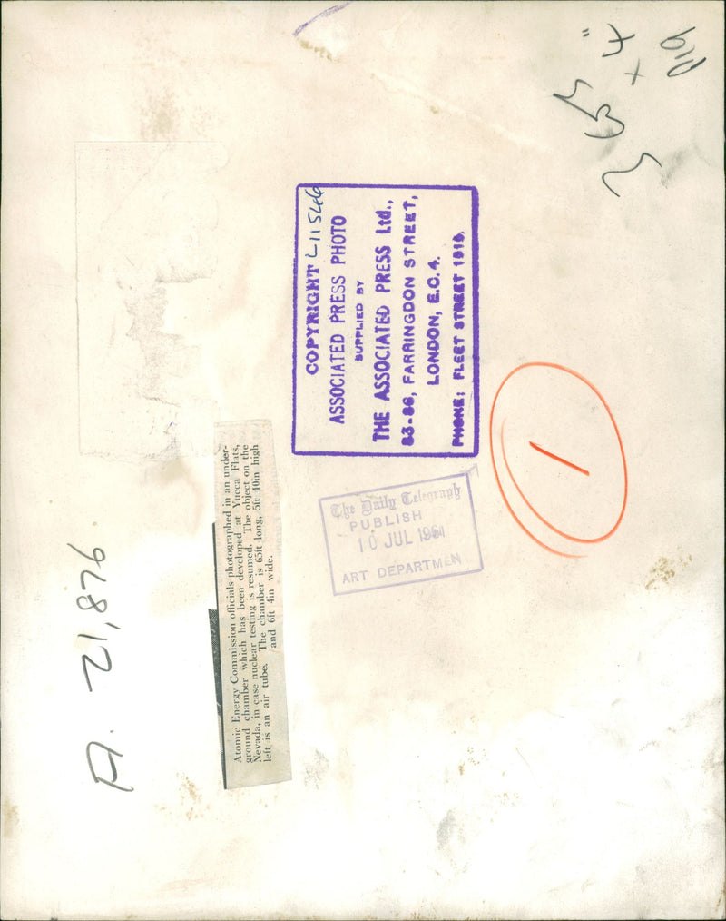 Nevada Test Site - Vintage Photograph