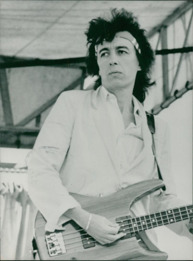 The Rolling Stones: Bill Wyman - Vintage Photograph