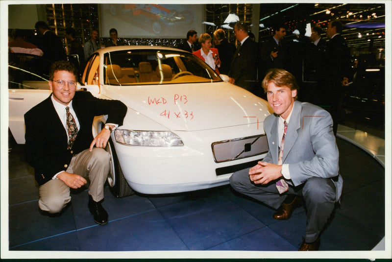 Volvo Cars with Gary Fitzgerald and Douglas Fasher - Vintage Photograph