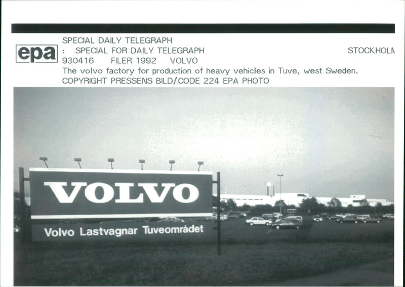 Volvo Cars - Vintage Photograph