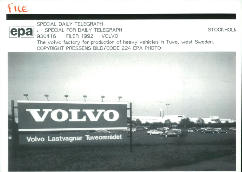 Volvo - Vintage Photograph