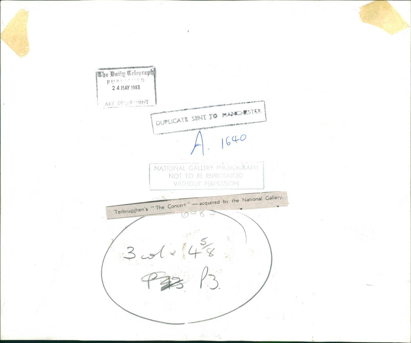 Hendrick ter Brugghen: the concert - Vintage Photograph