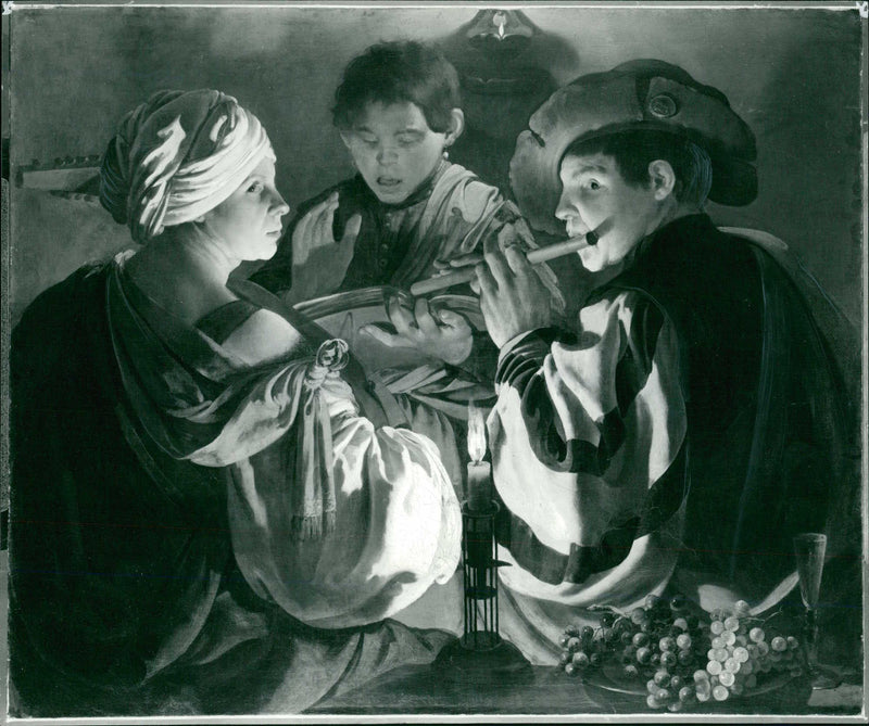 Hendrick ter Brugghen: the concert - Vintage Photograph