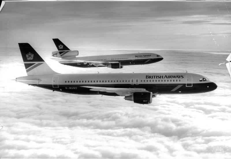 The Airbus A320 - Vintage Photograph