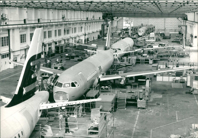 The Airbus A320 - Vintage Photograph