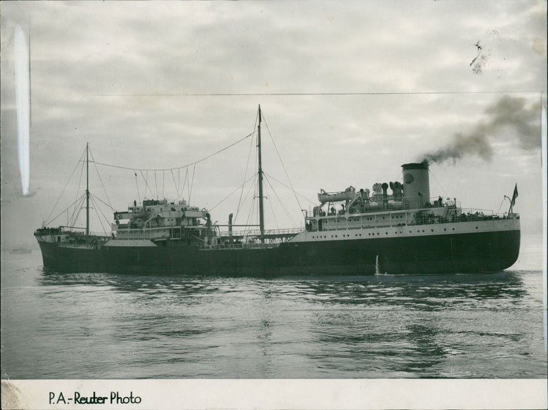 The tanker auris - Vintage Photograph