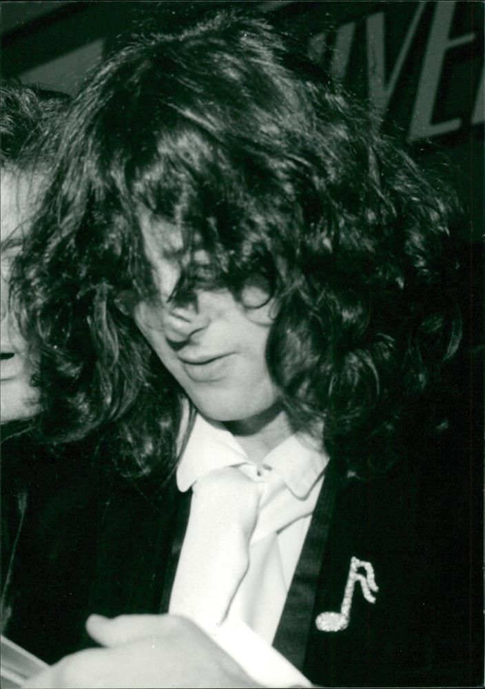 Jimmy Page. - Vintage Photograph