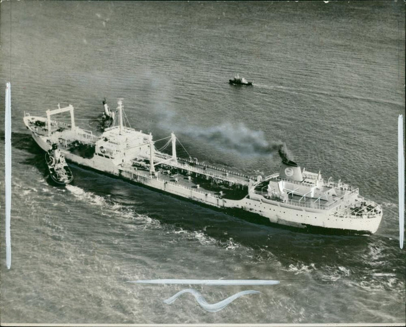 onassis tanker - Vintage Photograph