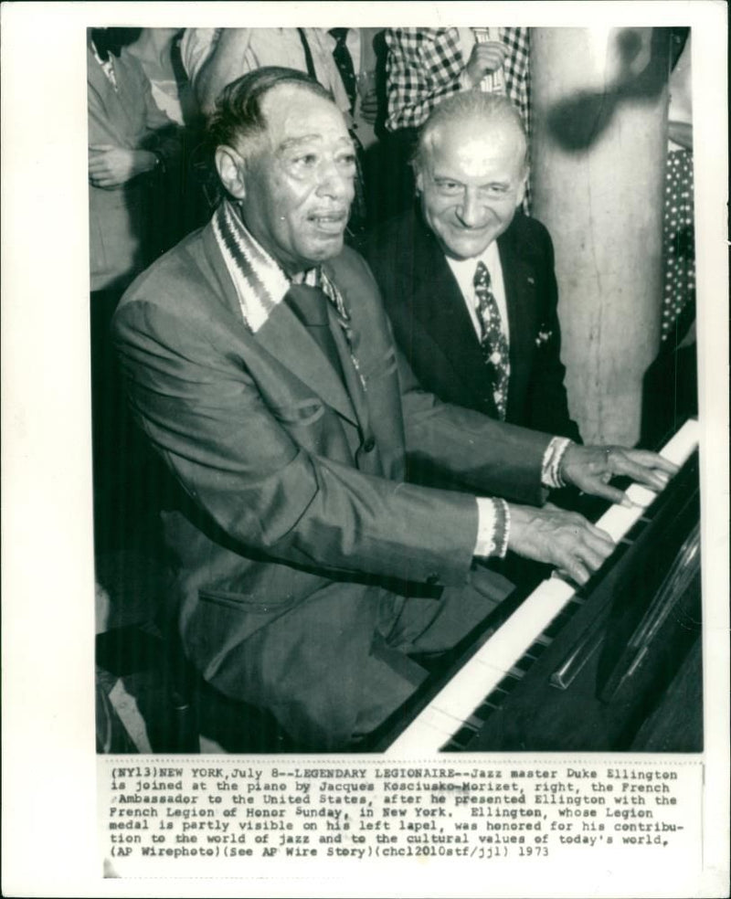 Duke Ellington American composer. - Vintage Photograph