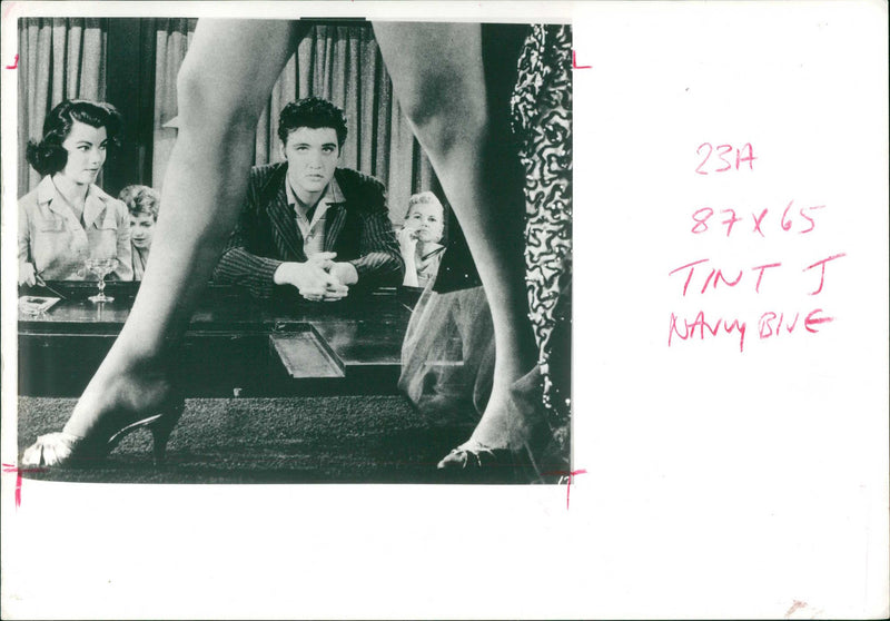 Elvis Presley and Judy Tyler - Vintage Photograph