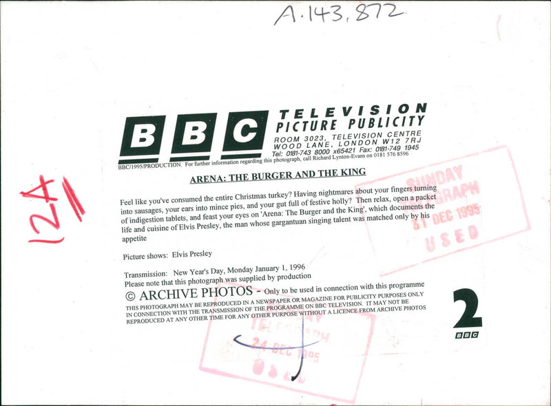 Elvis Presley - Vintage Photograph