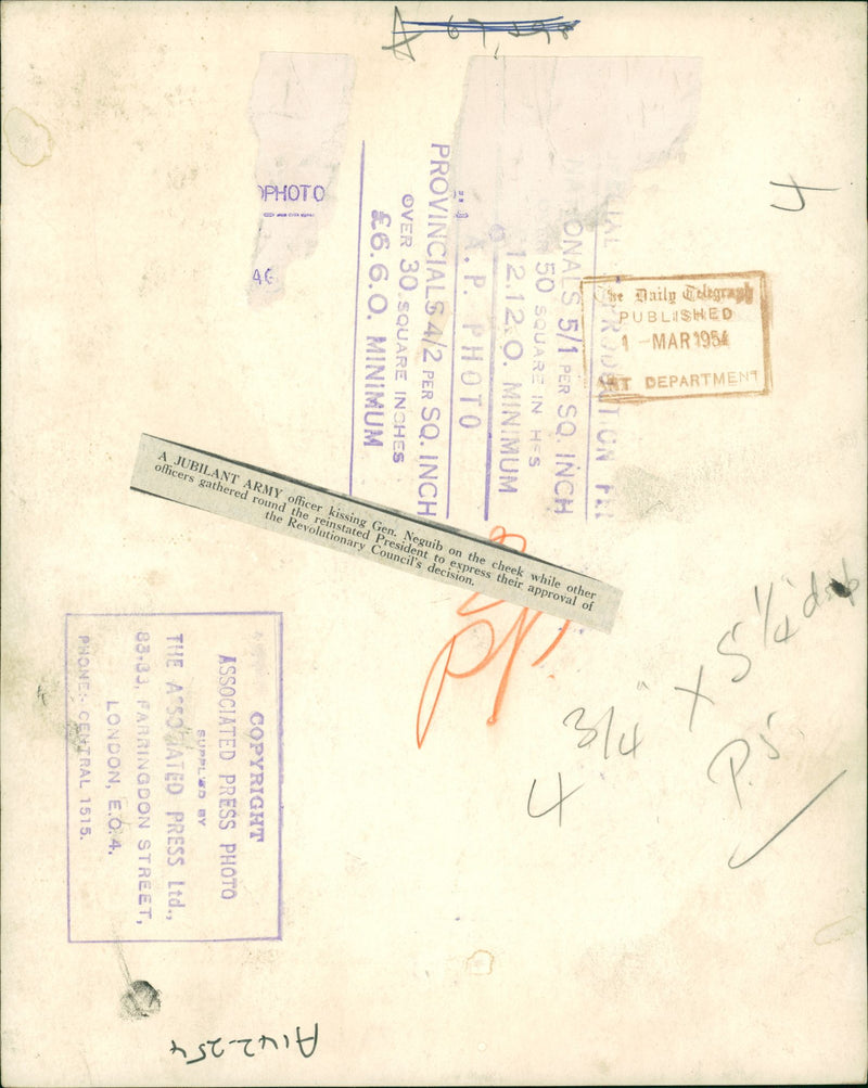 General Mohamed Neguib - Vintage Photograph