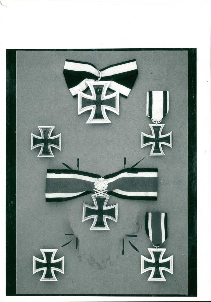 Knights Cross Medal - Vintage Photograph