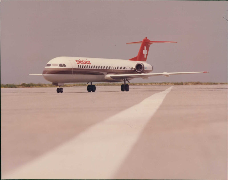 Aircraft: Fokker F-100 - Vintage Photograph