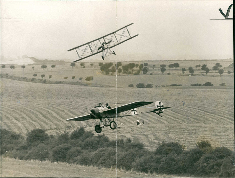 Aircraft: Fokker Eindekker - Vintage Photograph