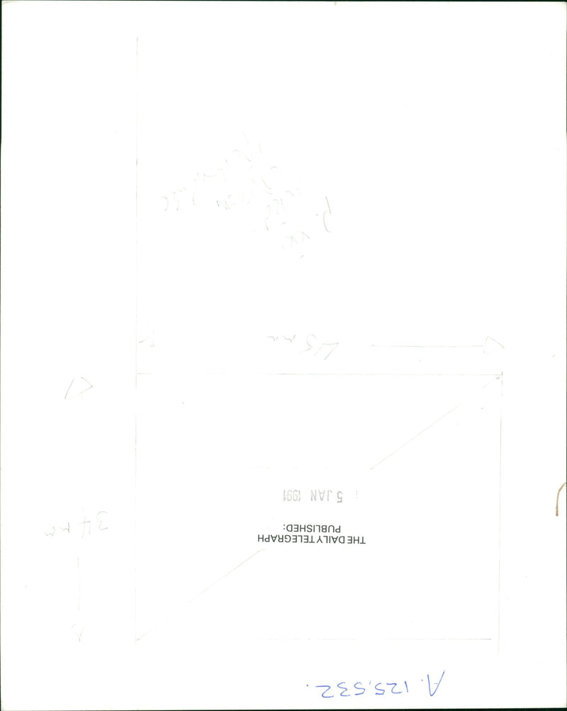 Billy Idol Musician. - Vintage Photograph