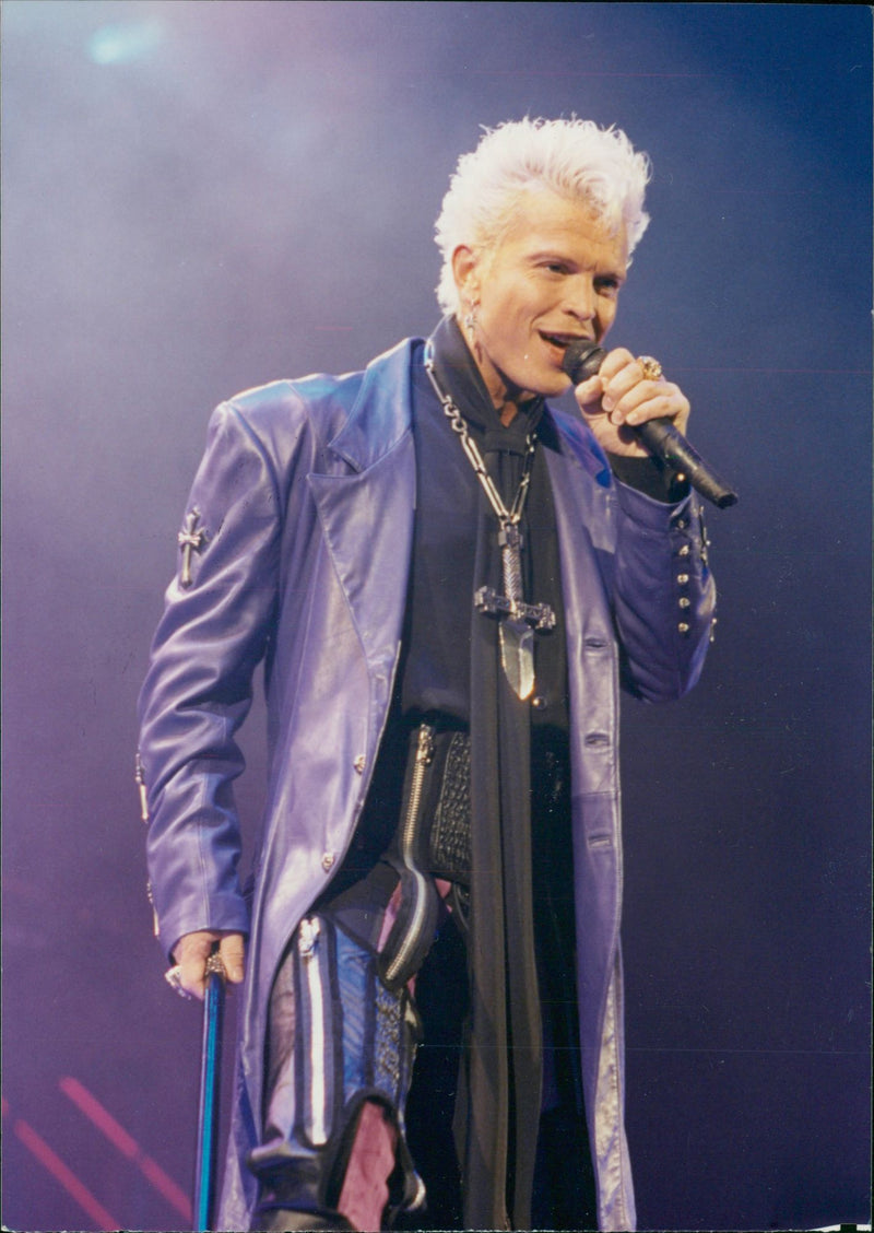 Billy Idol Musician. - Vintage Photograph