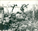 nature study of children - Vintage Photograph