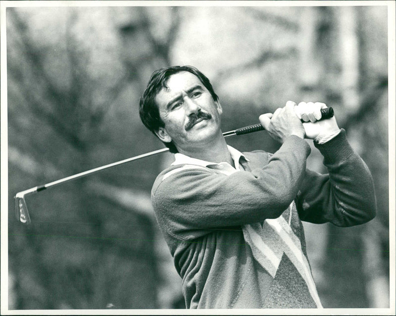 Golfer Manuel Garcia - Vintage Photograph