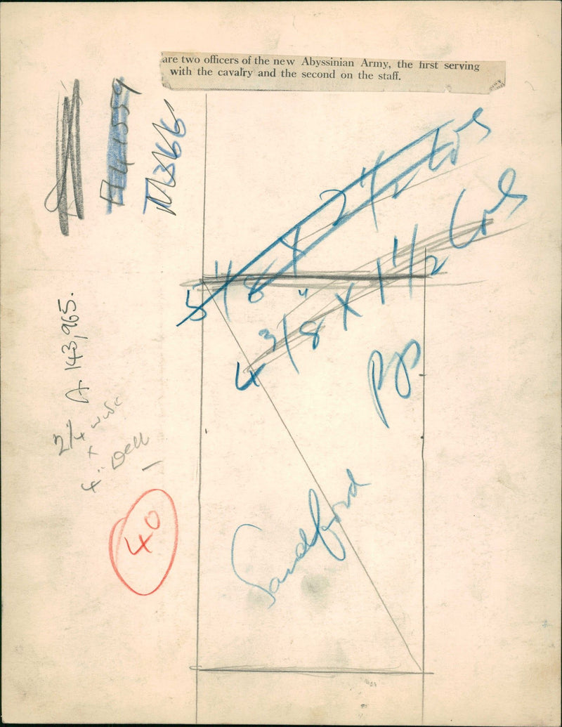 Italo-Ethiopian war - Vintage Photograph