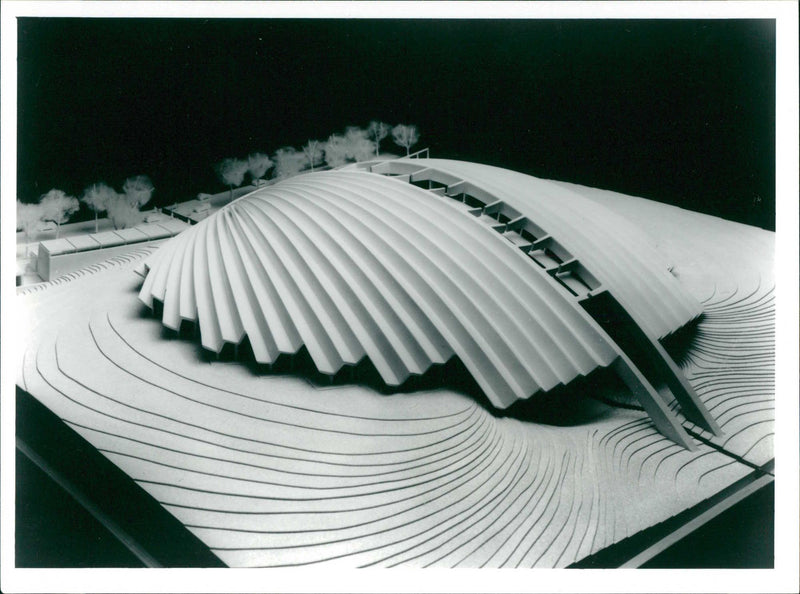 Renzo Piano: Sports Hall - Vintage Photograph