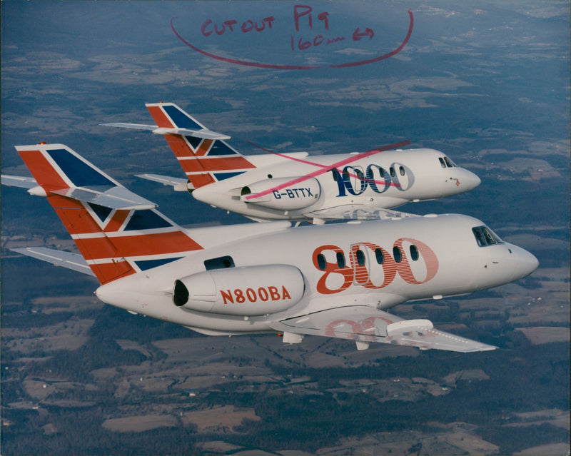 BAe 125-800 excusive jets. - Vintage Photograph