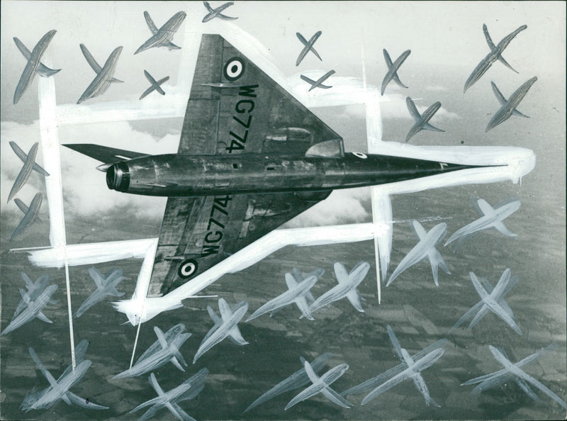 Aircraft Fairey Delta 2 - Vintage Photograph