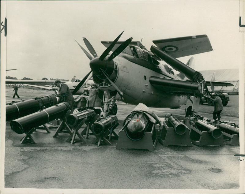 Aircraft Fairey Gannet - Vintage Photograph