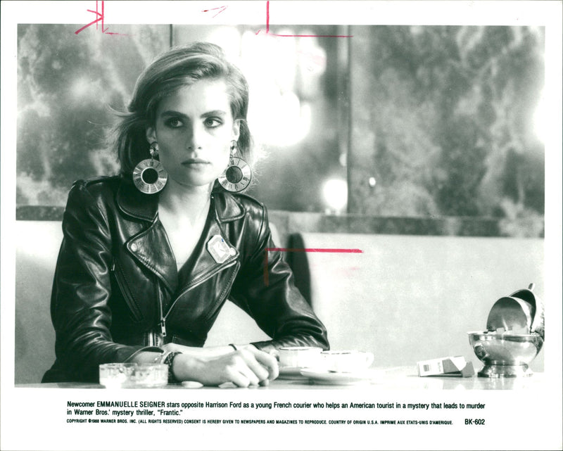 Emmanuelle Seigner. - Vintage Photograph