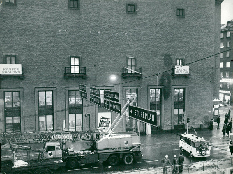 Renovation of the Concert Hall - Vintage Photograph
