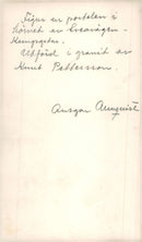 Statue in granite by Knut Pettersson at the Concert Hall - Vintage Photograph