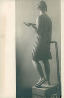 Statue made by Carl Milles at the Concert Hall - Vintage Photograph