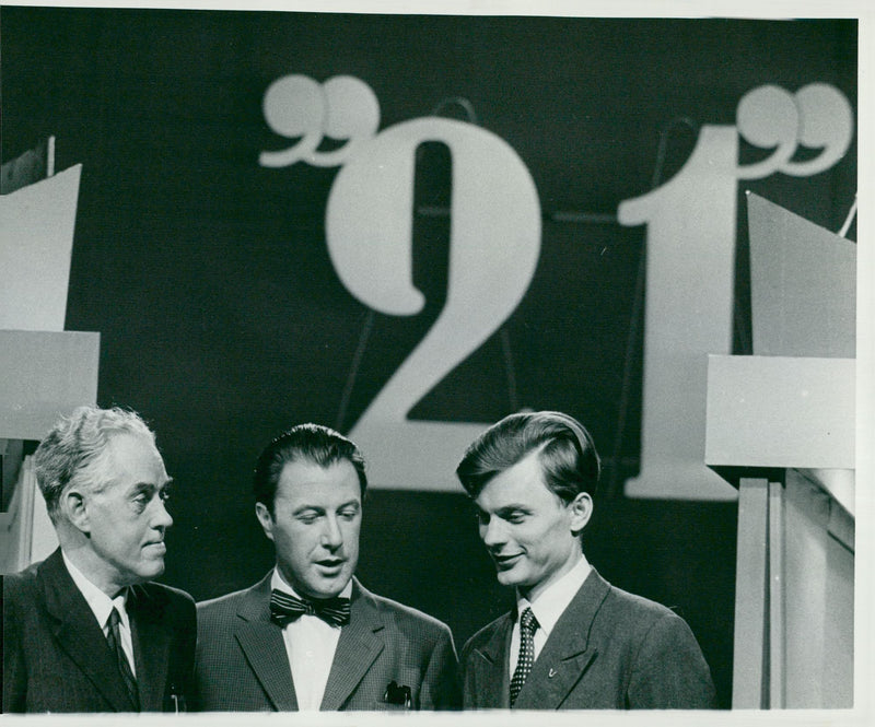 1957. Television, October-December - Vintage Photograph