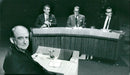 Sven WedÃ©n is questioned on television by the three O: na - Vintage Photograph
