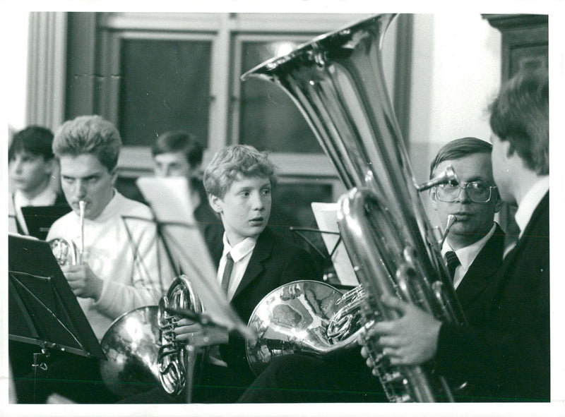 From the TV program Concert in our small town - Vintage Photograph